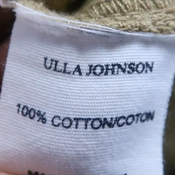 ULLA JOHNSON DUNE HIGH WAISTED TAPERED TROUSER SIZE 0 - Picture 7 of 12